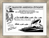 Framed Making America Strong - Shipyards