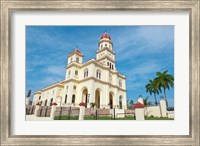 Framed Santiago, Cuba, Basilica El Cabre, Church steeple