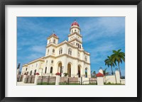 Framed Santiago, Cuba, Basilica El Cabre, Church steeple