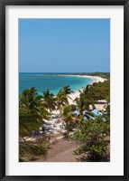 Framed Trinidad, Cuba, beach from the Hotel Ancon