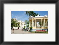 Framed Gazebo in center of downtown, Santa Clara, Cuba