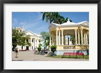 Framed Gazebo in center of downtown, Santa Clara, Cuba