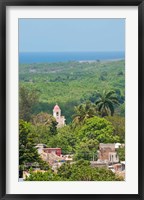 Framed Cuba, Trinidad from Palacio Brunet tower