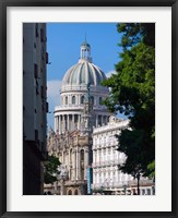Framed Capitol building, Havana, UNESCO World Heritage site, Cuba