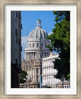 Framed Capitol building, Havana, UNESCO World Heritage site, Cuba