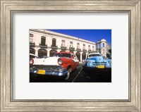 Framed Classic Cars, Old City of Havana, Cuba