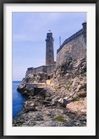 Framed El Morro Fortress, La Havana, Cuba