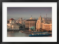 Framed Cuba, Havana, Buildings along Havana Bay
