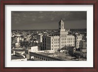 Framed Cuba, Havana, Edificio Bacardi building