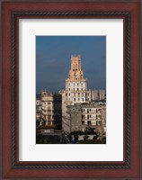 Framed Cuba, Havana, Etecsa telecommunications building