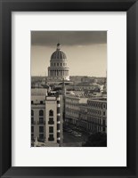 Framed Cuba, Havana, Havana Vieja, Capitolio Nacional