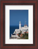 Framed Cuba, Havana, Morro Castle, Fortification