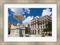 Framed Cuba, Havana, Plaza de San Francisco de Asis