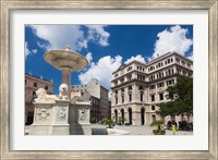 Framed Cuba, Havana, Plaza de San Francisco de Asis