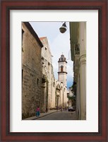 Framed Cathedral of Havana in the historic center, UNESCO World Heritage site, Cuba
