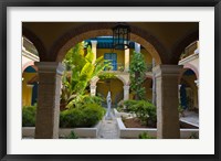 Framed Courtyard building, historic center, Havana, UNESCO World Heritage site, Cuba