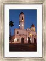 Framed Cuba, Catedral de Purisima Concepcion cathedral at dusk