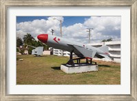 Framed Cuba, Cienfuegos, Naval museum, Soviet-era missile