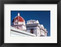 Framed Cuba, Cienfuegos, town buildings