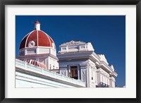 Framed Cuba, Cienfuegos, town buildings