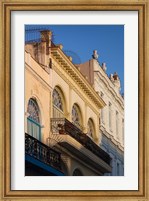 Framed Cuba, Havana, Havana Vieja, Plaza Vieja buildings