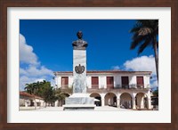 Framed Cuba, Pinar del Rio Province, Vinales town square