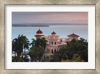 Framed Cuba, Punta Gorda, Aerial view of Palacio de Valle