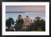 Framed Cuba, Punta Gorda, Aerial view of Palacio de Valle