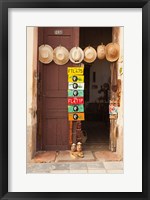 Framed Cuba, Sancti Spiritus, Trinidad, Cuban straw hats