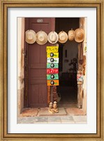 Framed Cuba, Sancti Spiritus, Trinidad, Cuban straw hats