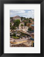 Framed Cuba, Sancti Spiritus, Trinidad, Plaza Mayor