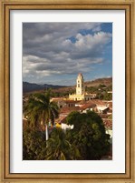 Framed Cuba, Sancti Spiritus, Trinidad, Town view  (vertical)