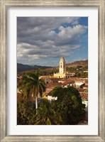 Framed Cuba, Sancti Spiritus, Trinidad, Town view  (vertical)