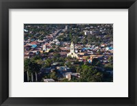 Framed Cuba, Sancti Spiritus, Trinidad, Town view (horizontal)