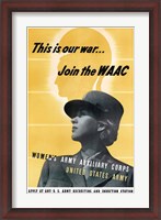 Framed This is Our War - Join the WAAC