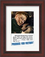 Framed Produce for Victory - Full Speed Ahead