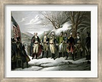 Framed General George Washington and his Military Commanders