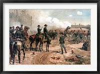 Framed General Sherman on Horseback