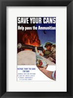 Framed Save Your Cans