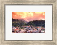 Framed Roseau, Dominica, Caribbean