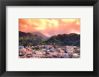 Framed Roseau, Dominica, Caribbean