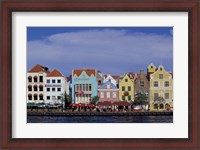 Framed Dutch Gable Architecture of Willemstad, Curacao, Caribbean