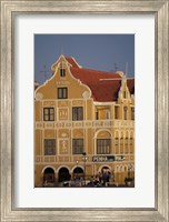 Framed Penha and Sons Building, Willemstad, Curacao, Caribbean