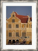Framed Penha and Sons Building, Willemstad, Curacao, Caribbean