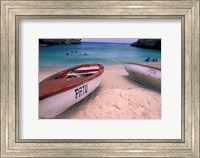 Framed Playa Lagun, Curacao, Caribbean