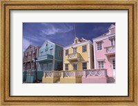 Framed Caribbean architecture, Willemstad, Curacao