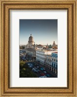 Framed Cuba, Havana, Capitol Building, Parque Central