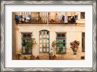 Framed Cuba, Havana, Havana Vieja, Old Havana Building