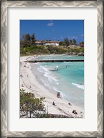 Framed Cuba, Havana, Playas del Este, Playa Jibacoa beach