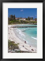 Framed Cuba, Havana, Playas del Este, Playa Jibacoa beach